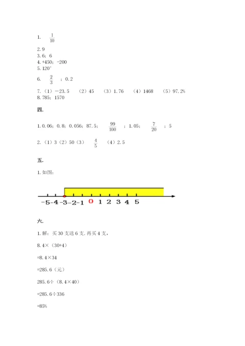 苏教版数学小升初模拟试卷及参考答案（典型题）.docx