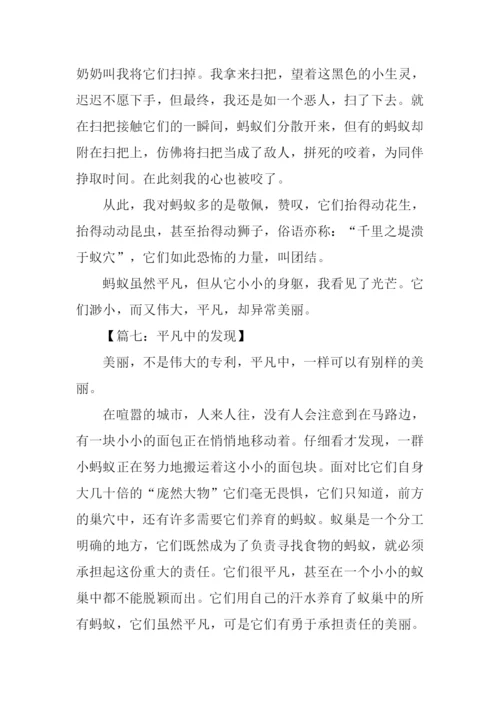 平凡的发现作文600字-1.docx