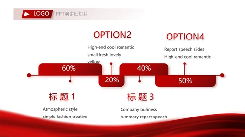 红色大气公司企业宣传简介介绍PPT