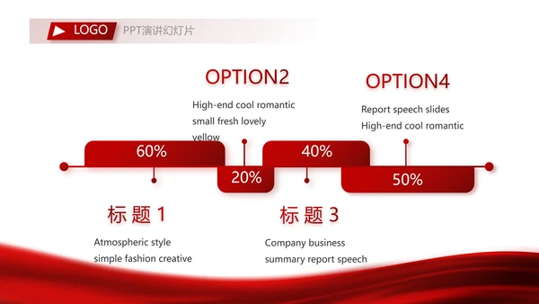 红色大气公司企业宣传简介介绍PPT