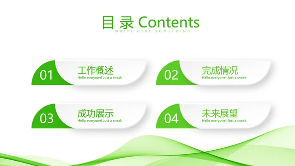 绿色小清新医药营销团队管理动态PPT