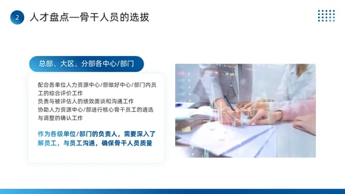 蓝色简约风全面人才培养计划PPT模板