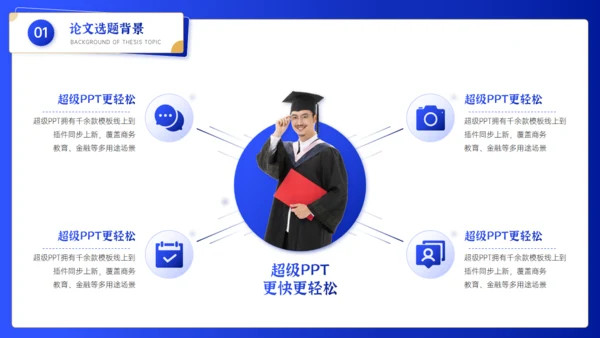 大学论文毕业答辩博士学位通用PPT模板