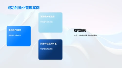 可持续渔业的发展与管理