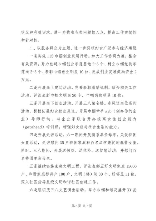 新的一年社区妇联工作计划范文.docx