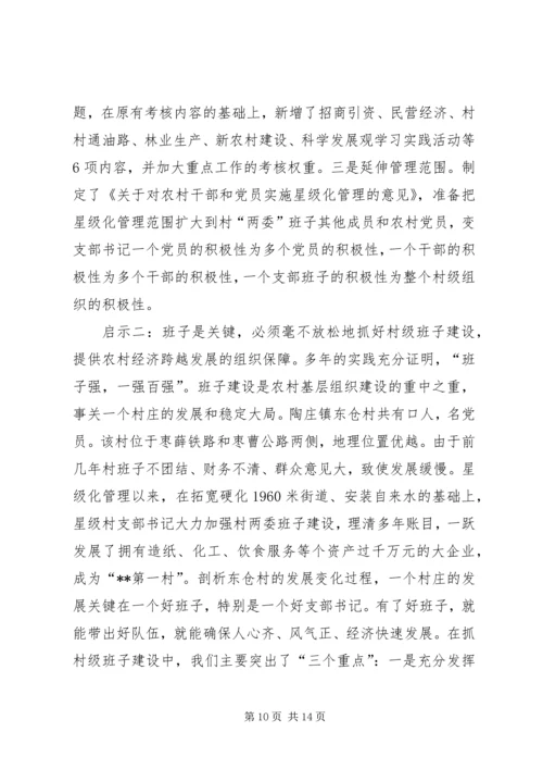 推行农村党支部书记星级化管理的实践与探索.docx