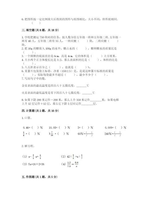 五华区六年级下册数学期末测试卷往年题考.docx