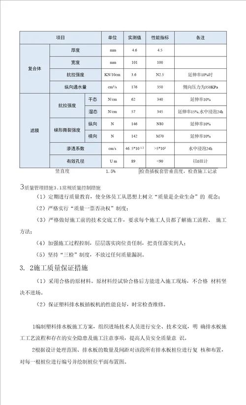 塑料排水板施工方案0001