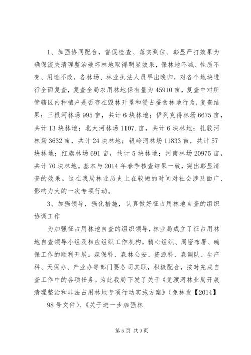 免渡河林业局自查占用林地管理实施办法 (4).docx