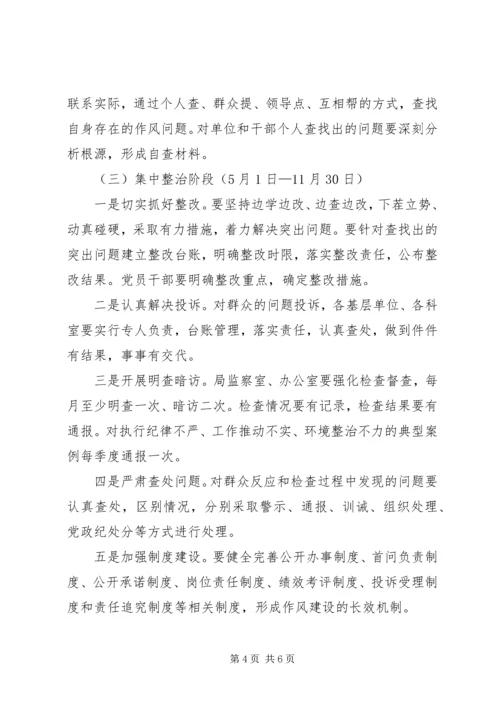 人社局行政效能提升年活动实施方案.docx