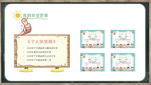 儿童幼儿园小学班干部竞选自我介绍ppt模板