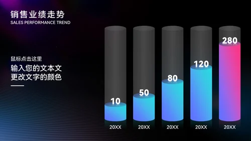 炫彩质感大气高端年终总结通用PPT模板