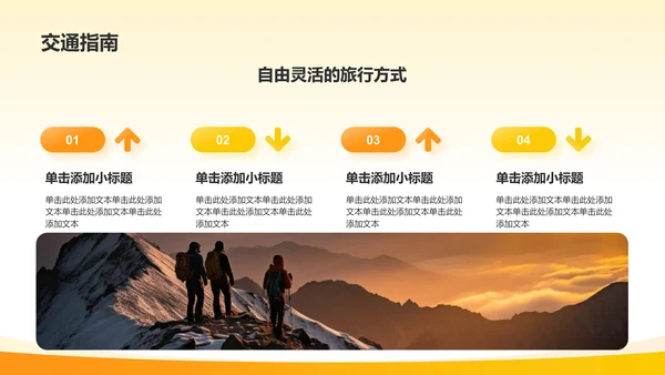 橙色国潮风旅游文化宣传PPT模板