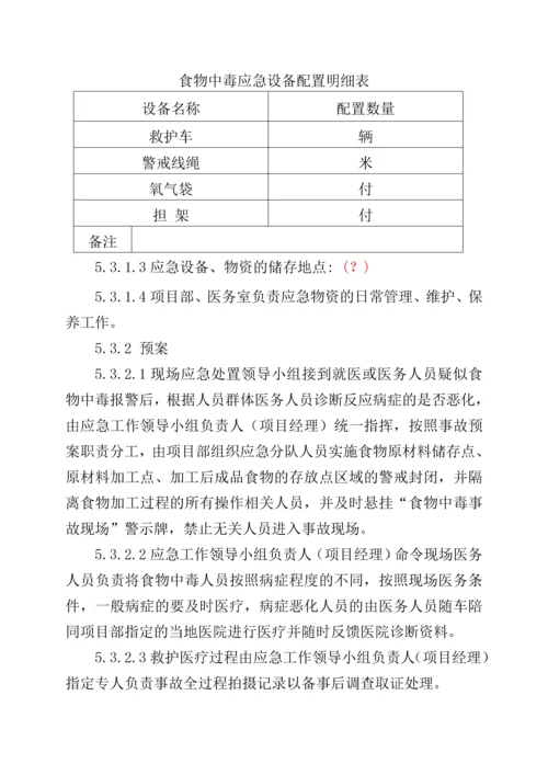 河南某公司编制食物卫生事件应急预案.docx