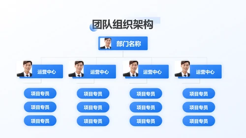 小清新清透蓝玻璃拟态风年终总结汇报PPT