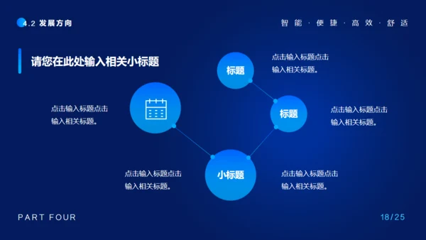 智能家居科技感通用PPT模板