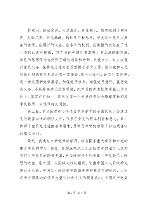 学习新党章心得体会 (4).docx