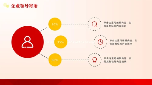 红色渐变项目启动签约仪式PPT模板