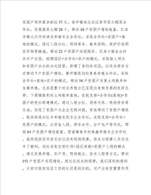 县领导脱贫攻坚工作会议上的讲话范文