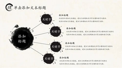 打开卷轴中国风水墨传统文化PPT动态模板