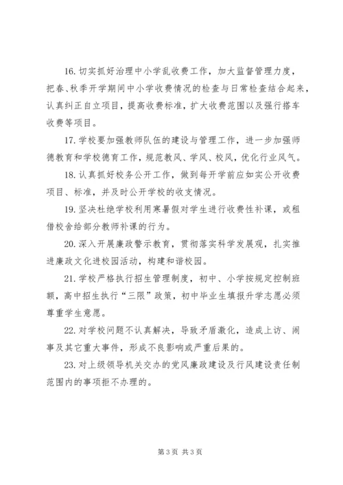 学校党风廉政建设目标管理责任书 (2).docx