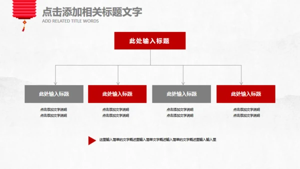 年终总结新年计划春节喜庆主题通用PPT模板