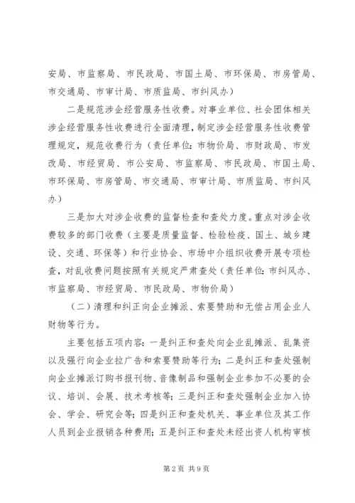 企业减负治理方案.docx