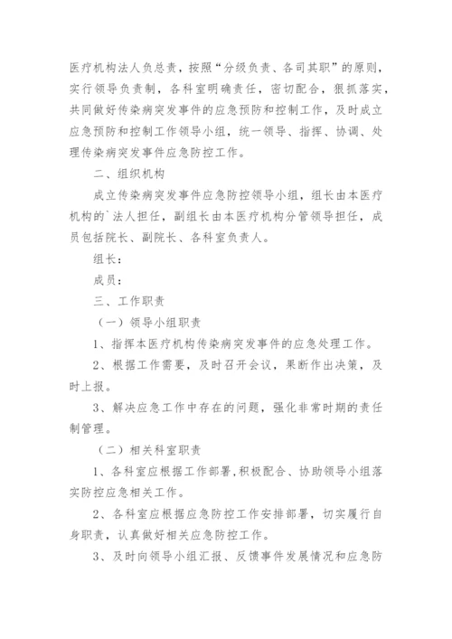 医院传染病防控应急预案.docx