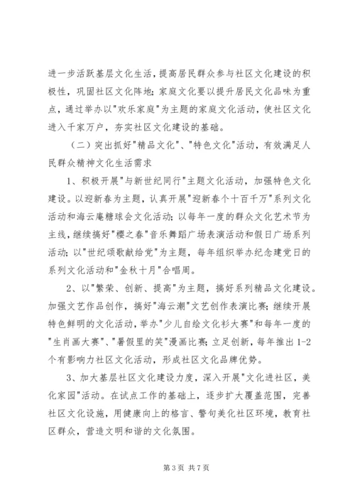 加强社区文化意见.docx