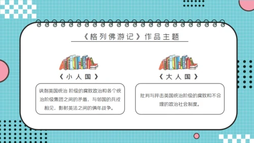 儿童读物《格列佛游记》读书分享笔记通用PPT