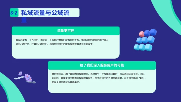 新媒体运营私域流量通用PPT模板