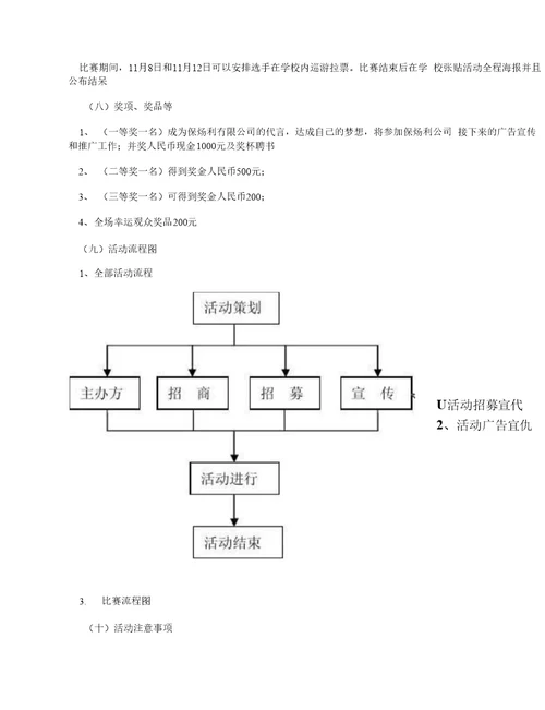 选秀活动活动策划方案