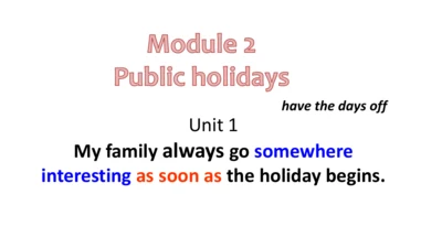 外研版九年级上册Module 2 Public holidays Unit 1听说课件＋音频(共23