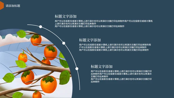 传统节气霜降PPT模板