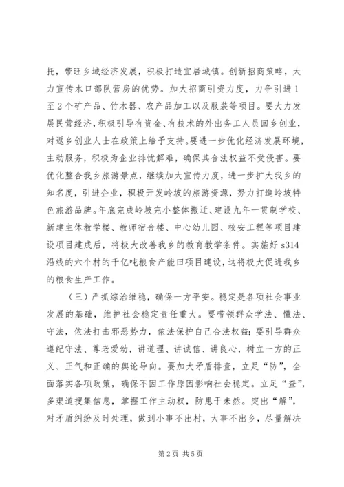 乡镇领导个人工作计划.docx