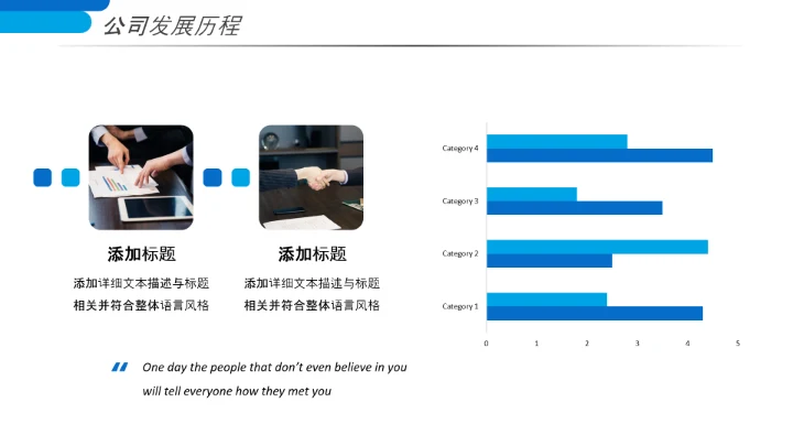 蓝色创意企业宣传企业简介公司简介PPT模