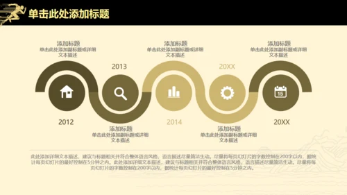 高端扁平风公司企业年度业绩汇报通用PPT模板