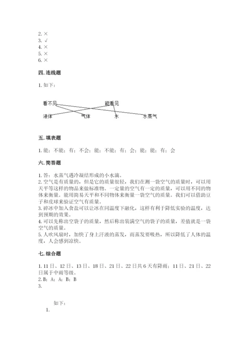 教科版三年级上册科学期末测试卷附参考答案ab卷.docx