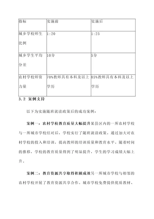 县教育局随班就读实施方案