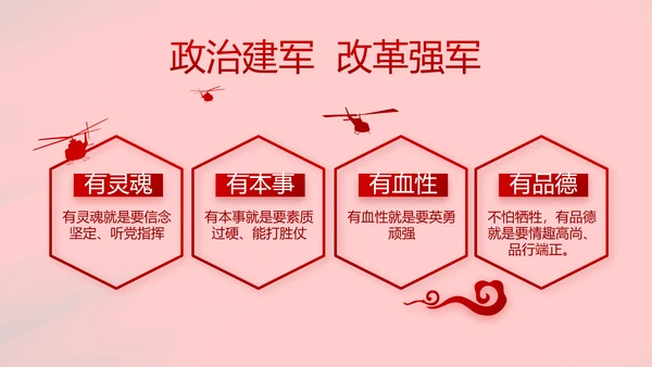 红色大气党建党支部年终述职报告PPT
