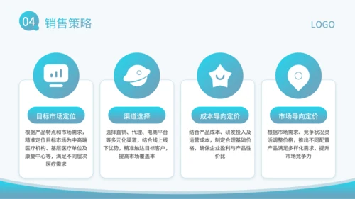 蓝色商务风医疗设备产品上市发布会PPT