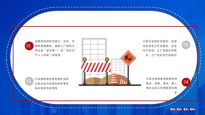 高空作业工人三级安全教育培训通用PPT模板