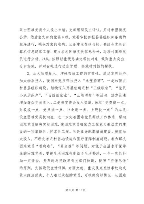 建立农村困难党员帮扶机制的调查与思考 (2).docx