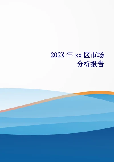 武汉202X年xx区市场分析报告