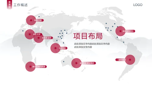 风云城市世界著名地标年终汇报通用PPT模板