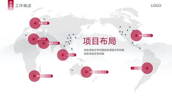 风云城市世界著名地标年终汇报通用PPT模板