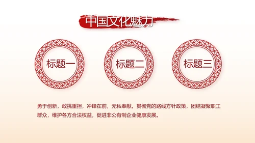 红色大气党支部党建述职报告动态PPT
