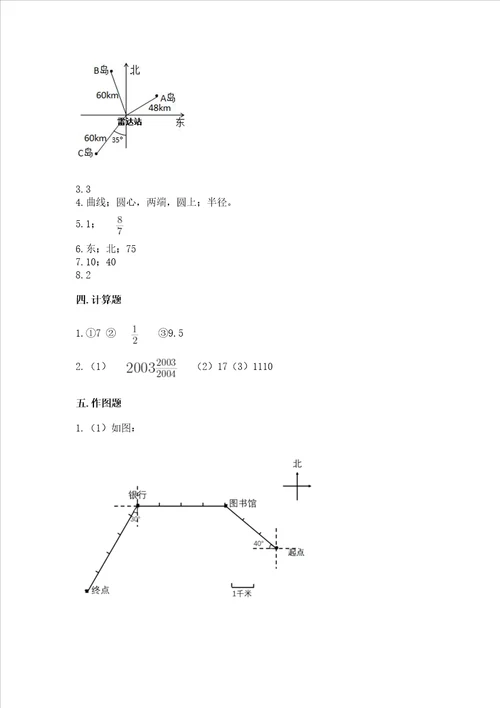 小学六年级上册数学期末测试卷附答案培优b卷