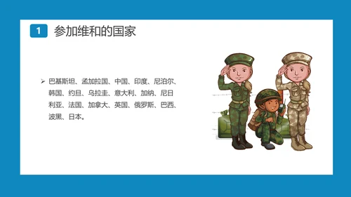 中国蓝盔部队国际维和人员日PPT模板