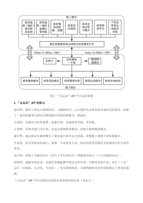 全民健身牵手移动互联网-湖北省去运动APP项目研究.docx